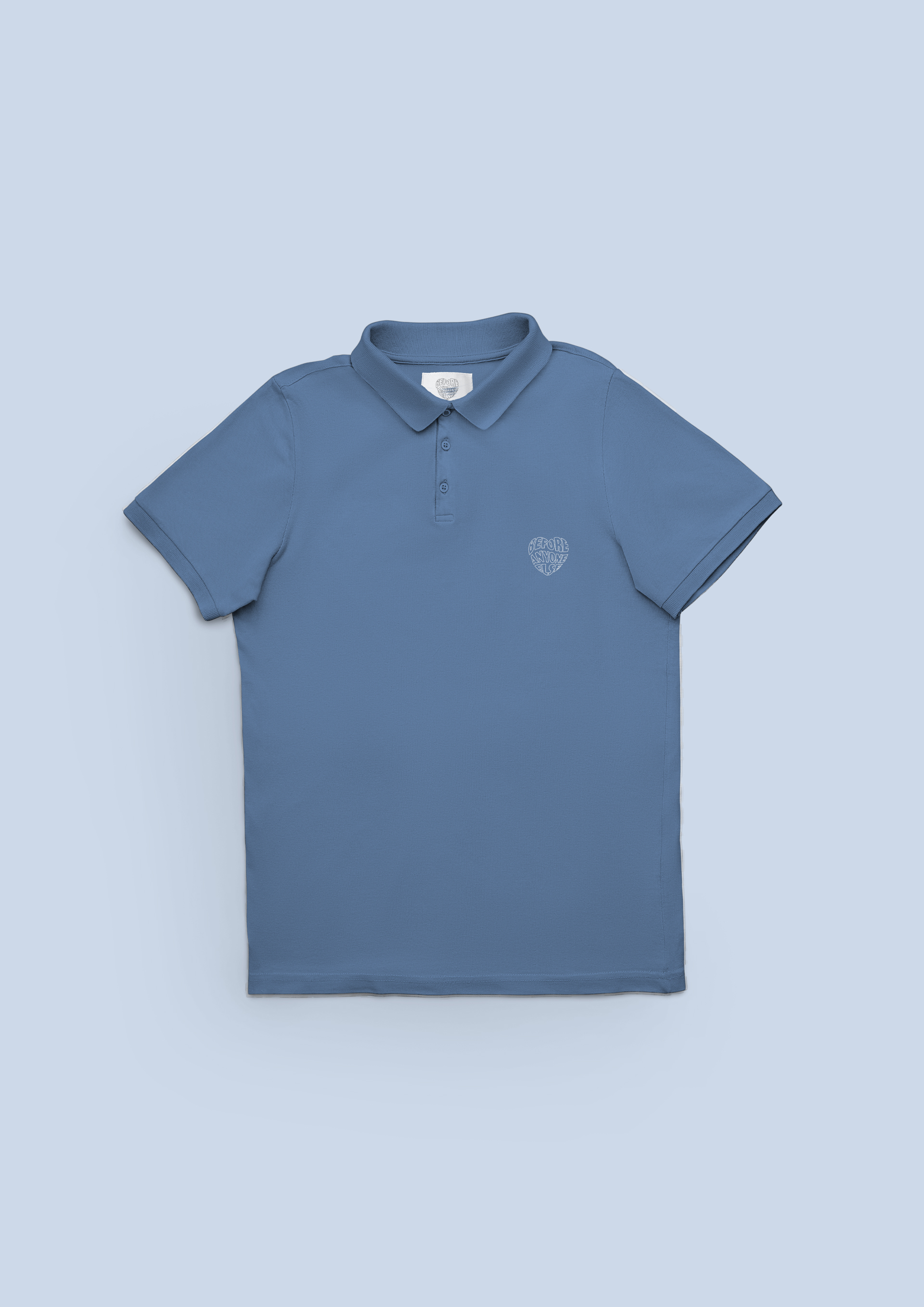 Polo "Wear the Love" - Blu